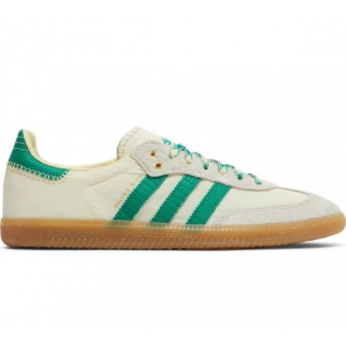 ADIDAS X WALES BONNER SAMBA CREAM WHITE BOLD GREEN