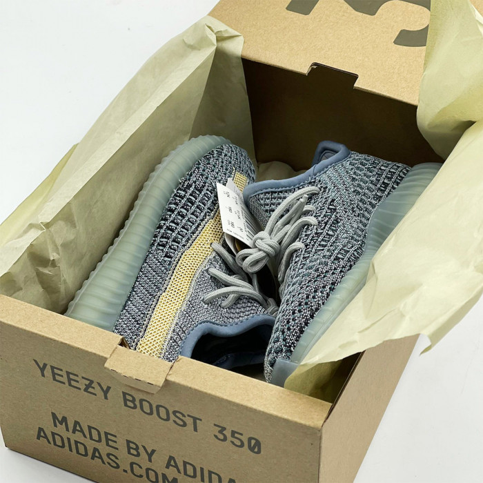 Кроссовки Adidas Yeezy 350 V2 KIDS ASH BLUE