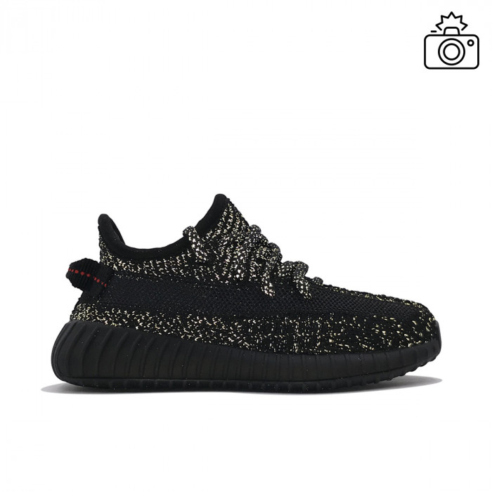 Кроссовки Adidas Yeezy 350 V2 KIDS BLACK REFLECTIVE