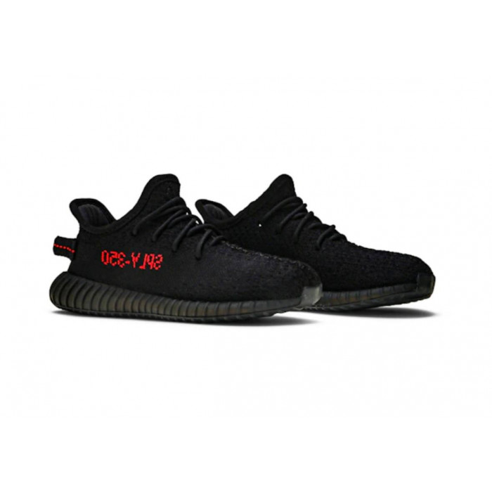 Кроссовки Adidas Yeezy 350 V2 KIDS BLACK RED