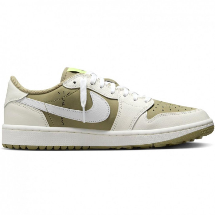 TRAVIS SCOTT X AIR JORDAN 1 LOW GOLF 'NEUTRAL OLIVE'