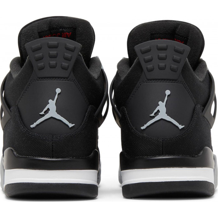 AIR JORDAN 4 RETRO BLACK CANVAS